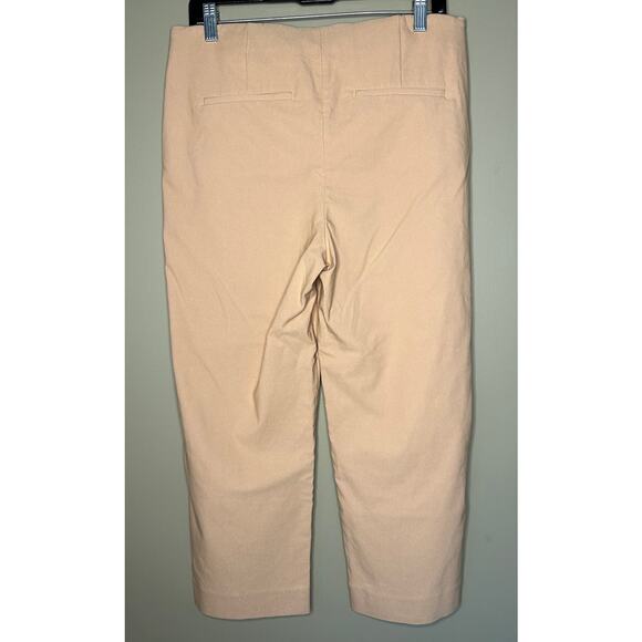 Chico's Khaki Tan Stretch Crop Elastic Waist Slimming Pants Size 10 / 1.5 - Picture 5 of 7